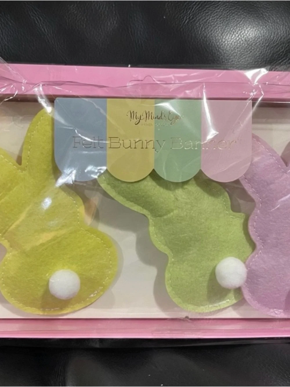 My Mind’sEye Easter Felt Bunny Banner - Easter Felt Bunnies Banner